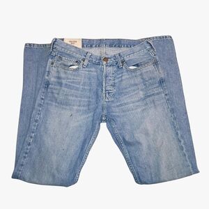 Hollister Light Blue Washed Denim Boot cut Men's Jeans